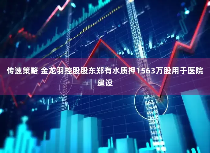 传速策略 金龙羽控股股东郑有水质押1563万股用于医院建设