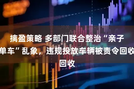 摛盈策略 多部门联合整治“亲子单车”乱象，违规投放车辆被责令回收